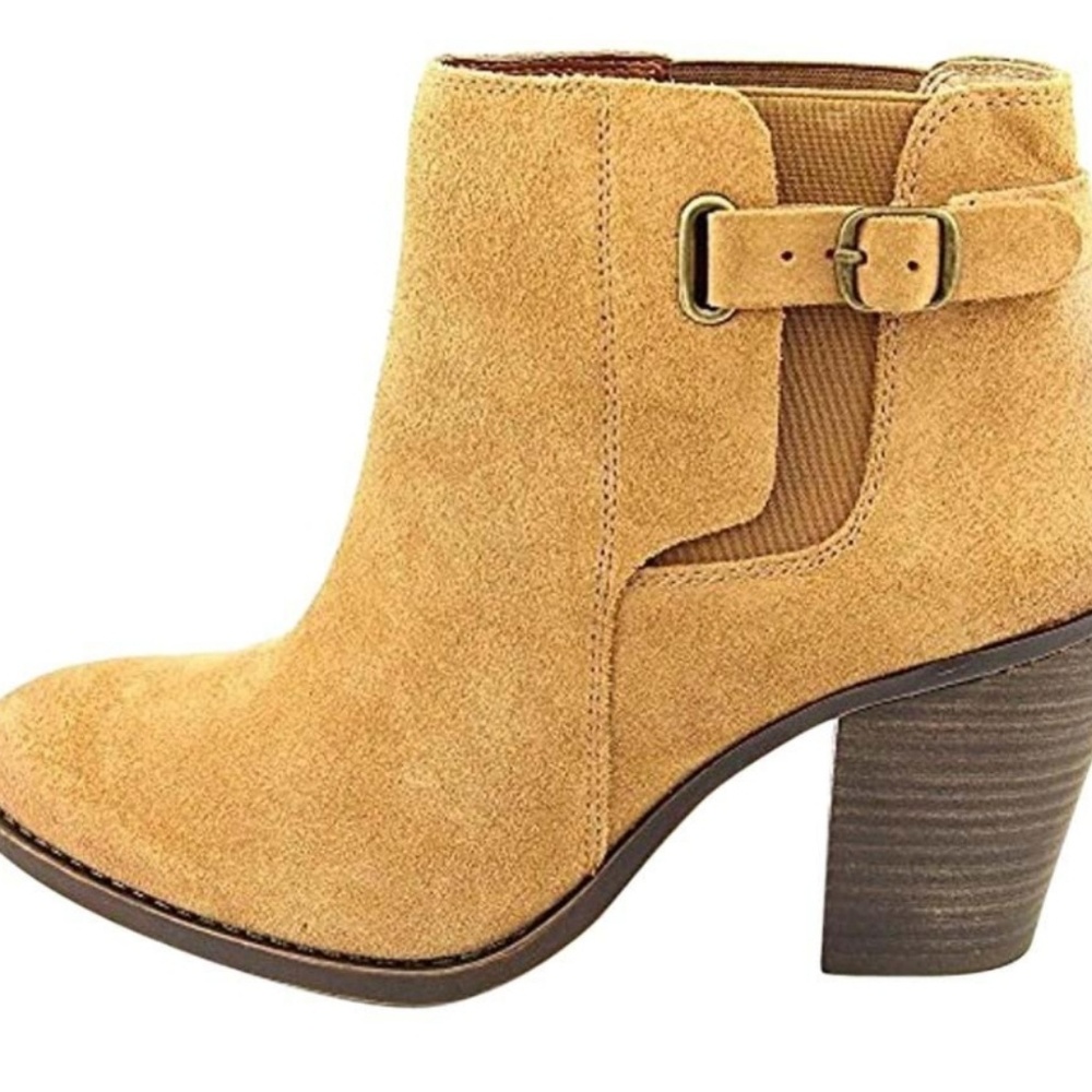 Lucky Brand Aztec Esperanza Tan Ankle Boots